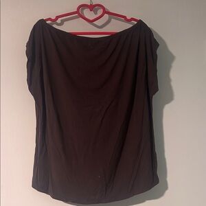 Chic Off-Shoulder Brown Blouse